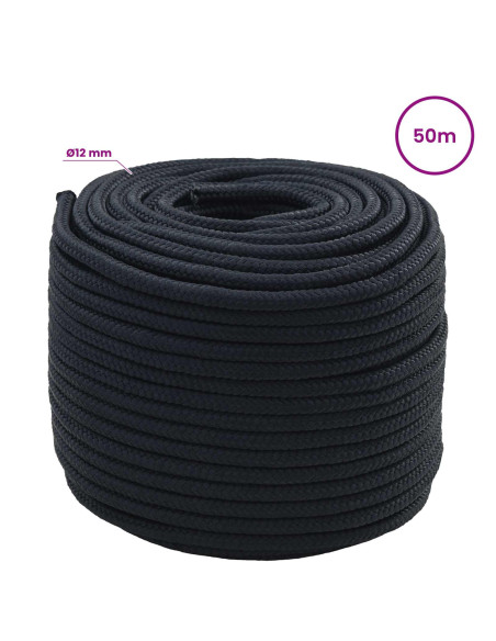 Corda multiuso 12 mm 50 m Blu Reale Poliestere