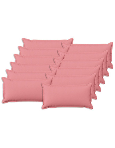 Federa 12 pcs HOUTEN Rosa 40 x 80 cm Lino