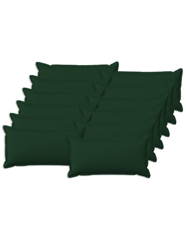 Federa 12 pcs HOUTEN Verde Scuro 40 x 80 cm Lino
