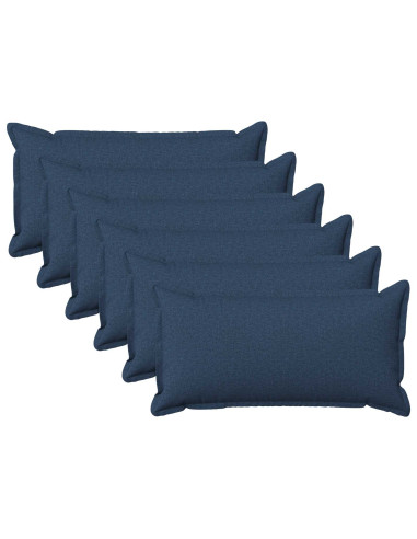 Federa 6 pcs HOUTEN Blu 40 x 80 cm Lino