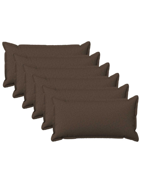 Federa 6 pcs HOUTEN Tortora 40 x 80 cm Lino