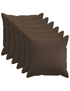 Federa 6 pcs HOUTEN Tortora 55 x 55 cm Lino