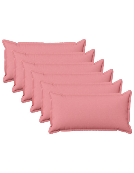 Federa 6 pcs HOUTEN Rosa 40 x 70 cm Lino