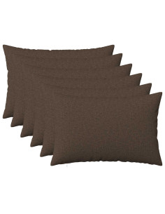 Federa 6 pz HEERLEN Tortora 30 x 50 cm Tessuto