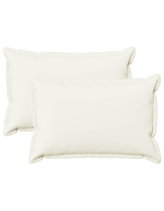 Federa 2 pcs HOUTEN Bianco 50 x 70 cm Lino