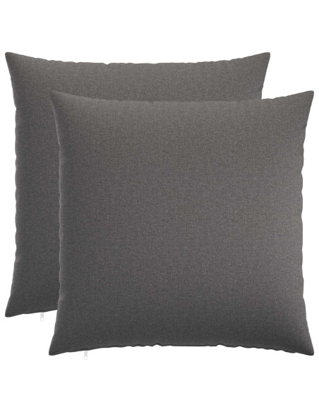 Federa 2 pz HEERLEN Grigio Chiaro 60 x 60 cm Tessuto