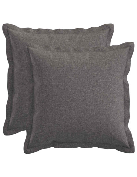Federa 2 pcs HOUTEN Grigio Chiaro 50 x 50 cm Lino