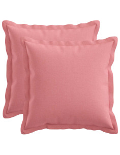 Federa 2 pcs HOUTEN Rosa 50 x 50 cm Lino
