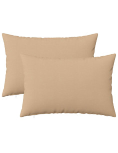 Federa 2 pz HEERLEN Crema 30 x 50 cm Tessuto