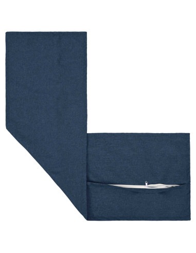 Cuscino con cuscino HOUTEN Blu 40 x 145 cm Lino