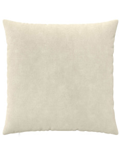 Federa 2 pcs HEERLEN Crema 55 x 55 cm Fleece in microfibra 2