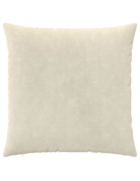 Federa 2 pcs HEERLEN Crema 55 x 55 cm Fleece in microfibra