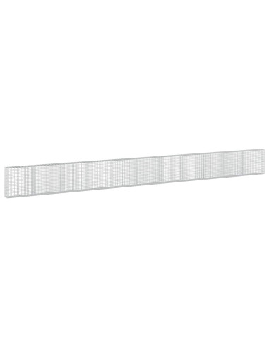 Gabione con Filo da 3,5 mm e Rete da 5x10 cm 1100x30x100 cm