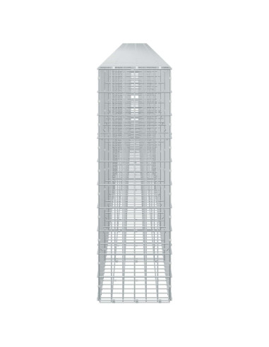 Gabione con Filo da 3,5 mm e Rete da 5x10 cm 1100x30x100 cm