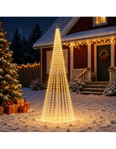 Luci per albero di Natale con 28 LED 1148 LED Bianco caldo