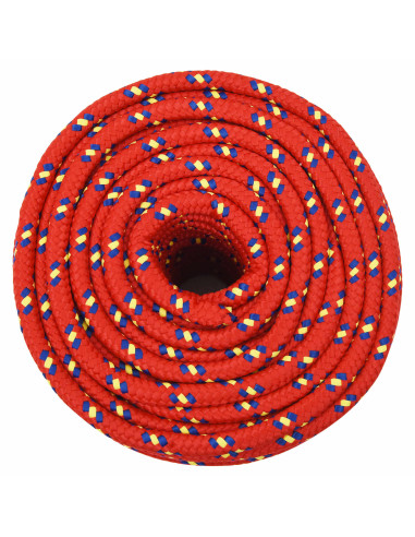 Corda multiuso 12 mm 25 m Rosso PP 930 kg Carico massimo