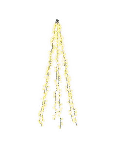 Ghirlande luminose per alberi di Natale Bianco caldo PVC 2
