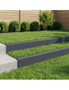 Profilo di copertura per giardino 10 pz 100 x 20 x 15 cm