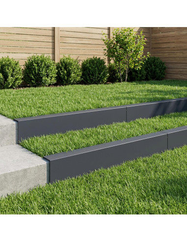 Profilo di copertura per giardino 10 pz 100 x 20 x 15 cm