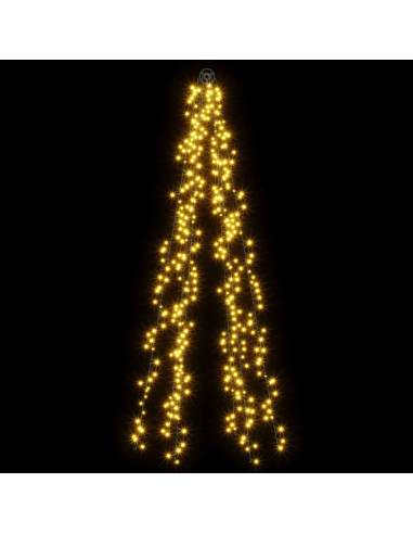 Ghirlande luminose per alberi di Natale Bianco caldo PVC
