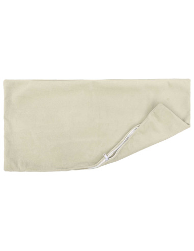 Federa 2 pcs HEERLEN Crema 50 x 70 cm Fleece in microfibra