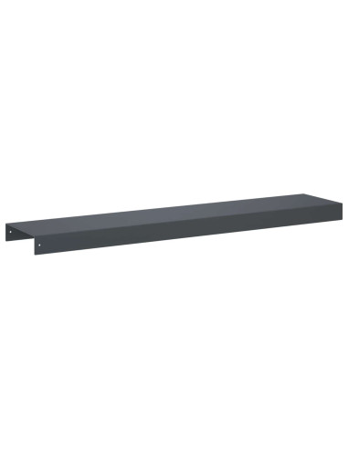 Profilo di copertura per giardino 2 pz 100 x 20 x 5 cm Acciaio