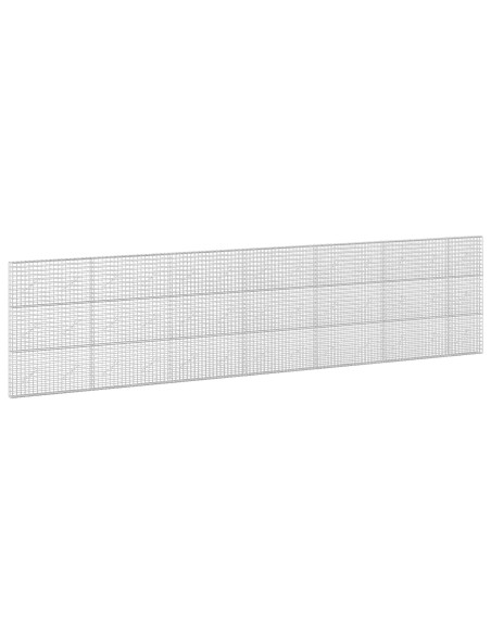 Gabione con filo da 5 mm e rete da 5x5 cm 650x10x150 cm