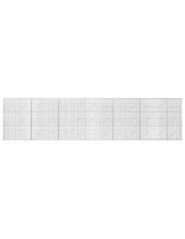 Gabione con filo da 5 mm e rete da 5x5 cm 650x10x150 cm