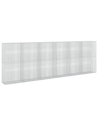Gabione con filo da 5 mm e rete da 5x5 cm 600x50x200 cm
