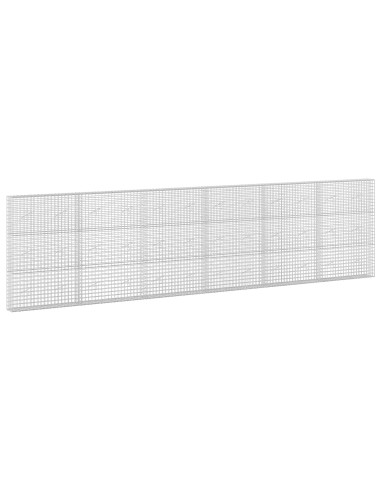 Gabione con filo da 5 mm e rete da 5x5 cm 600x20x150 cm