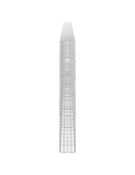 Gabione con filo da 5 mm e rete da 5x5 cm 600x20x150 cm