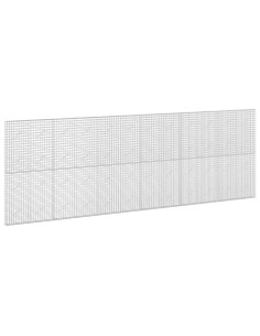 Gabione con filo da 5 mm e rete da 5x5 cm 600x10x200 cm 2