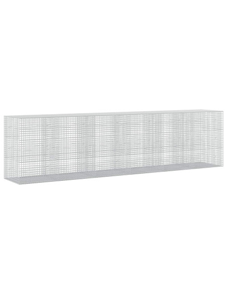 Gabione con filo da 5 mm e rete da 5x5 cm 600x100x150 cm