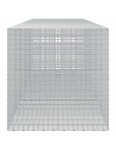 Gabione con filo da 5 mm e rete da 5x5 cm 600x100x100 cm