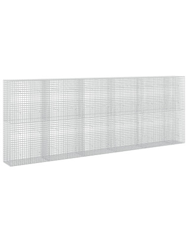 Gabione con filo da 5 mm e rete da 5x5 cm 550x50x200 cm