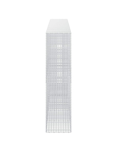 Gabione con filo da 5 mm e rete da 5x5 cm 550x50x200 cm