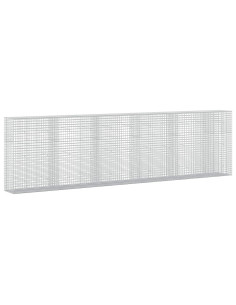 Gabione con filo da 5 mm e rete da 5x5 cm 550x50x150 cm 2