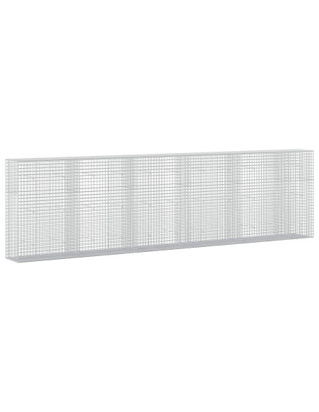 Gabione con filo da 5 mm e rete da 5x5 cm 550x50x150 cm