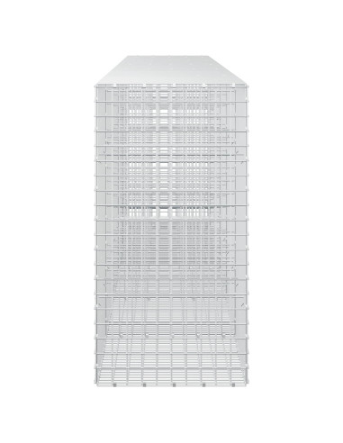 Gabione con filo da 5 mm e rete da 5x5 cm 550x50x100 cm