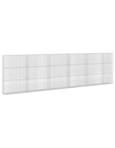 Gabione con filo da 5 mm e rete da 5x5 cm 550x30x150 cm