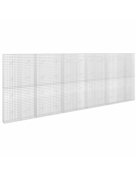 Gabione con filo da 5 mm e rete da 5x5 cm 550x20x200 cm