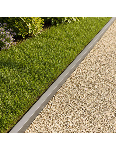 Profilo di copertura per giardino 10 pz 100 x 5 x 5 cm