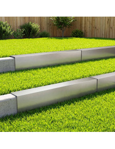 Profilo di copertura per giardino 10 pz 100 x 20 x 15 cm