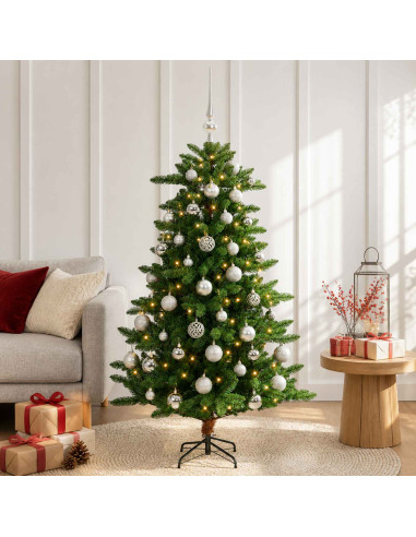Artificial Christmas Tree with Bauble 120 cm 150 LED