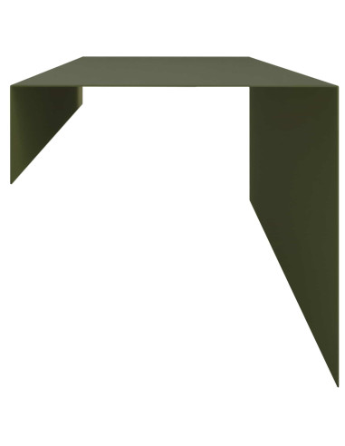 Profilo di copertura per giardino 2 pz 100 x 20 x 15 cm Acciaio