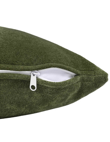 Federa 2 pcs HEERLEN Verde 50 x 50 cm Fleece in microfibra