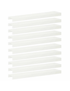 Profilo di copertura per giardino 10 pz 100 x 20 x 5 cm Acciaio 2
