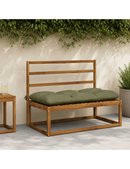 Cuscino per panchina VIANEN 100% Poliestere Verde Oliva