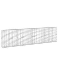 Gabione con filo da 5 mm e rete da 5x5 cm 400x30x100 cm 2