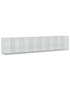 Gabione con filo da 5 mm e rete da 5x5 cm 750x100x150 cm 2
